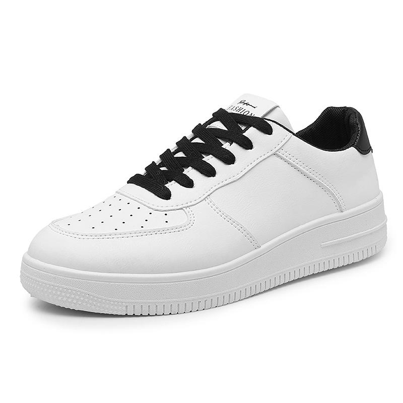 Men's Oversized Breathable Fashionable Retro Board Shoes Sports and Casual Shoes Thick Soled White Shoes