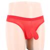 Large Size Mens Underwear Sexy Elephant Nose Briefs Ultra Thin Mesh Bikini Knickers Seamless Elastic Lingerie Panty Comfortable Fit