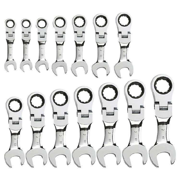 Reliable Ratcheting Wrench Hand Combination Wrench Spanner with 5°Movement