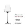 Set di Bicchieri da Vino Rosso Crystal Burgundy a Gambo Alto con Scatola Regalo