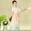 Girls' Phoenix Pony Embroidered Hanfu Style Skirt Set