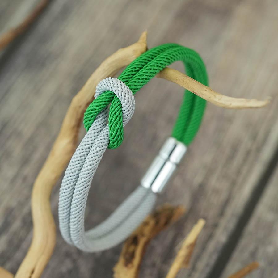 Neues 9-Stile Klassisches Kontrastierendes Konzentrisches Knoten Seil Armband Männer Frauen Distanz Anziehen Magnetischer Verschluss Valentins Armband Joias