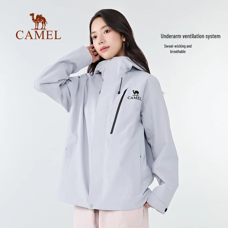 CAMEL Unisex 3-in-1 Waterproof Windproof Jacket