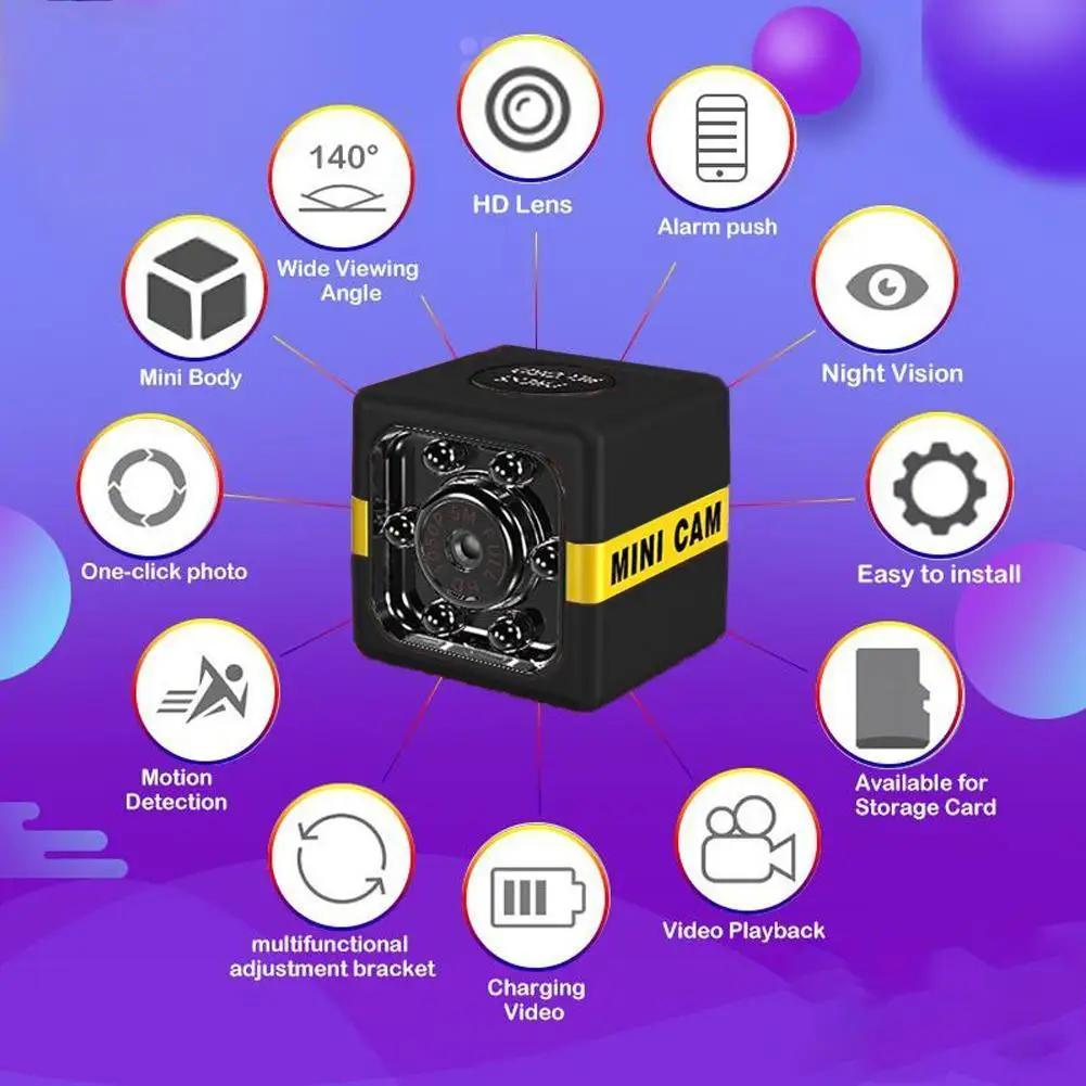 Mini Camera HD 1080P Night Vision Camcorder Motion Detection DVR Micro Camera Sport DV Video Ultra Small Cam for Bike Selfie