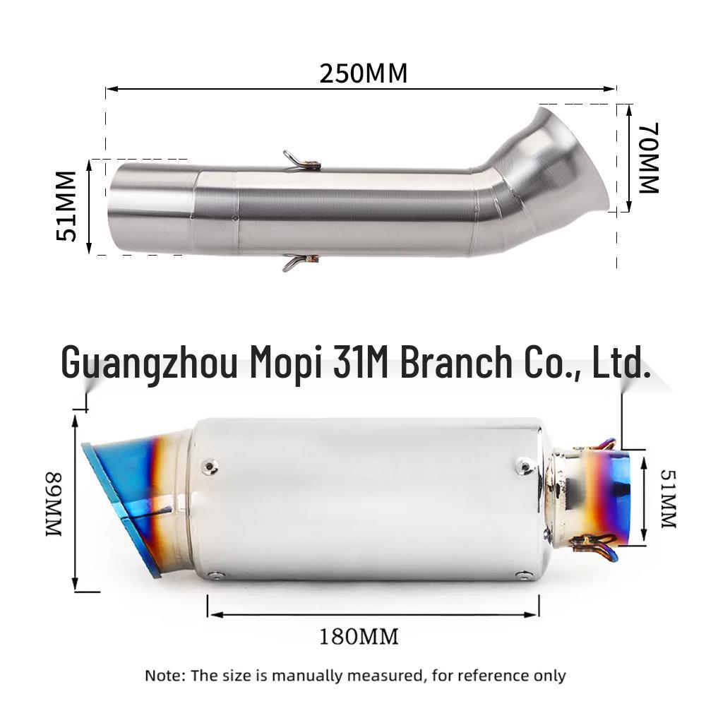 Hyperstrada Hacker 821 Mid-Rear Stainless Steel Mod (2013-2018 Motorcycle)