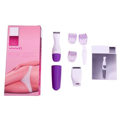 2 In 1 Women Epilator Hair Removal Wet Dry Electric Cordless Flexible Head Bikini Trimmer Epilator