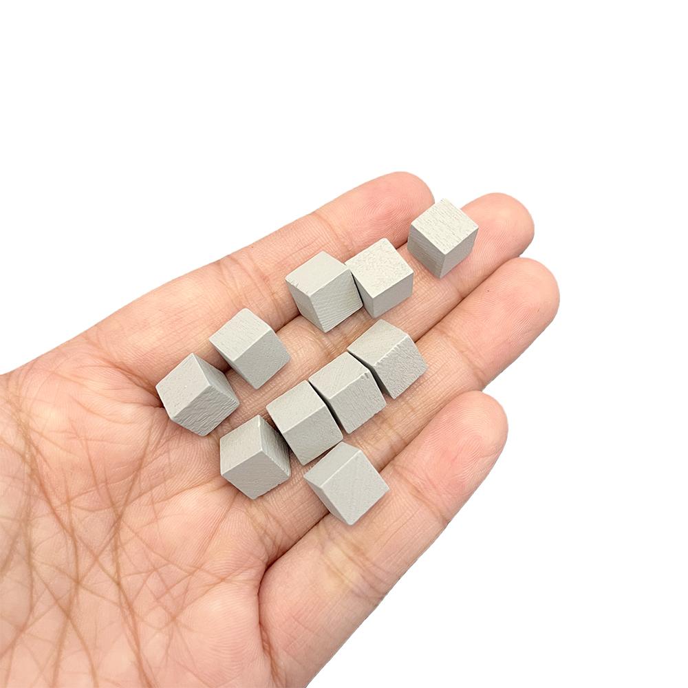 200 Piece 8Mm Wooden Cubes – Multi-Color Board Game Tokens Dice Replacement Pieces For Family Games Counting  Sorting Blocks