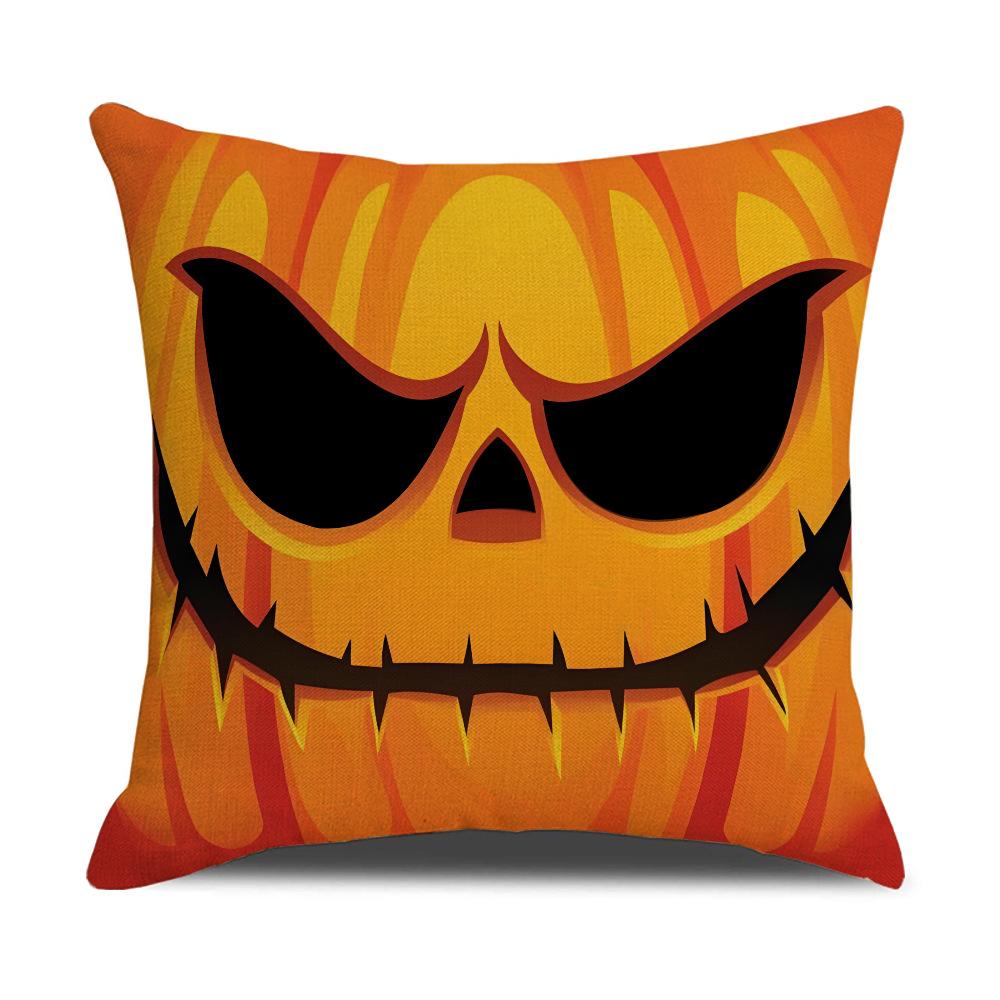 New Halloween Pillowcase Funny Horror Cushion Festive Party Decoration Sofa Pillow