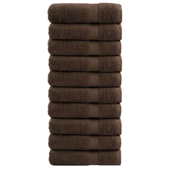 VidaXL Superior Quality Shower Towels 10 Pcs, Bath Sheets, Guest Towels, Bathroom Towels 137238
