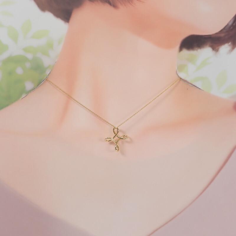 TIFFANY&Co.  Necklace K18 yellow gold Women