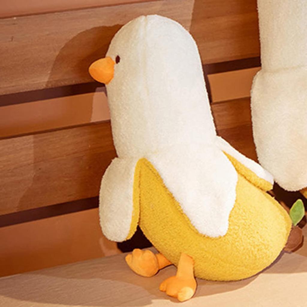 Walbest 19.69" Banana Duck Plush Toys,Cute Banana Duck Stuffed Animals Cushion, Weird Stuff Plushies Duck Stuffed Animals Cute Sleeping Pillows Gifts
