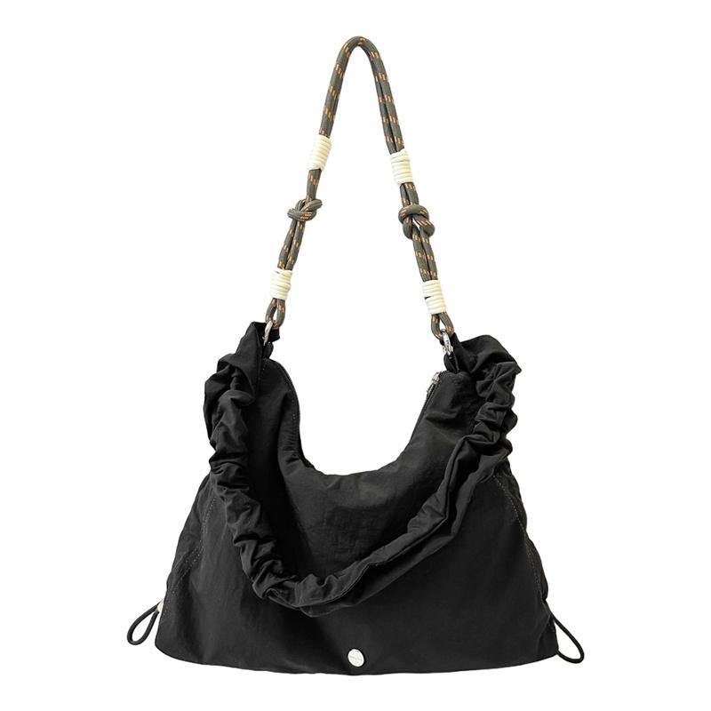 

Crossbody Bag Women s Sports Hobo Bag Large Capacity Nylon Shoulder Bag чорний