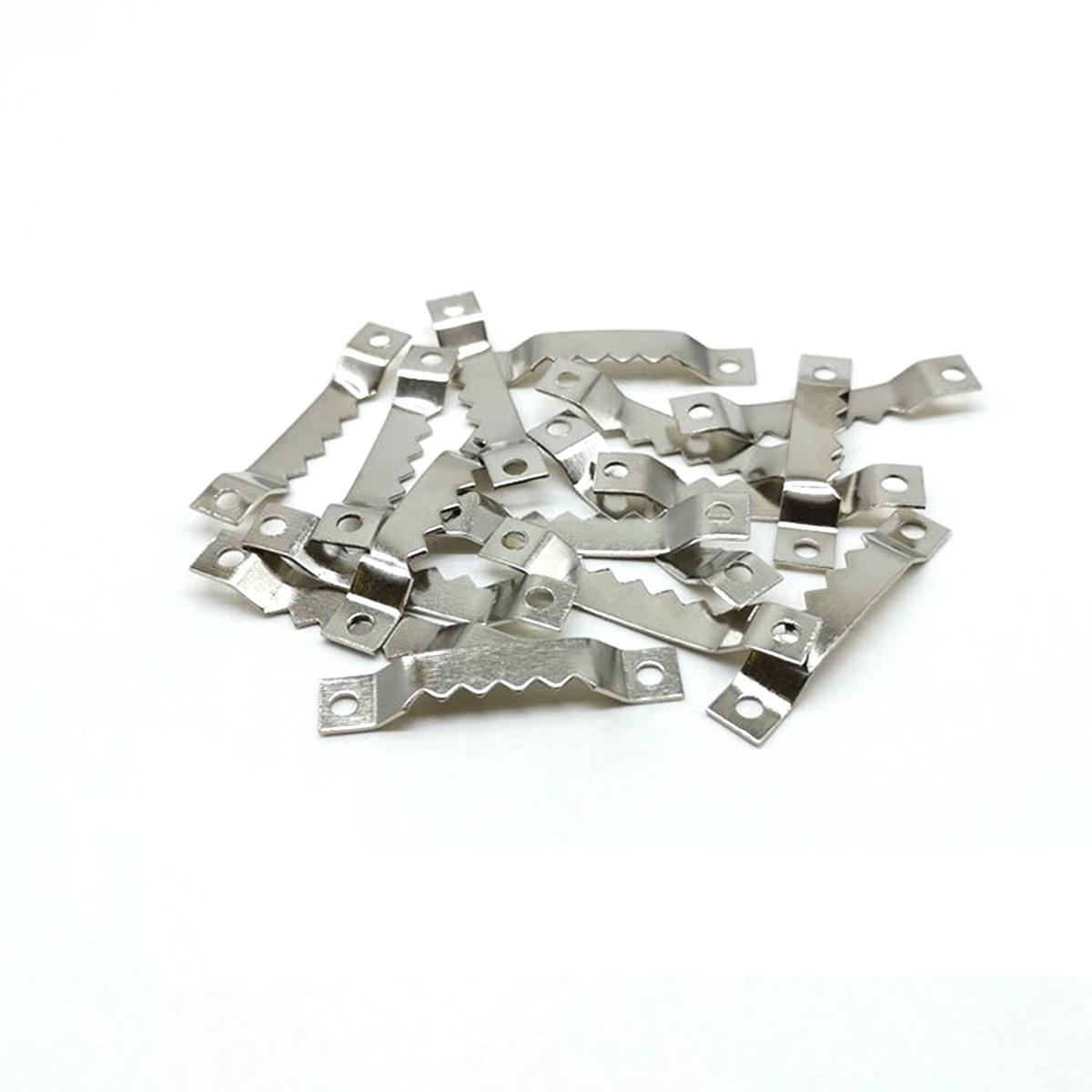 

Oil Painting Hanging Wall Steel Small Sawtooth Photo Frame Holder Saw Tooth Hooks Picture Hangers серебряный