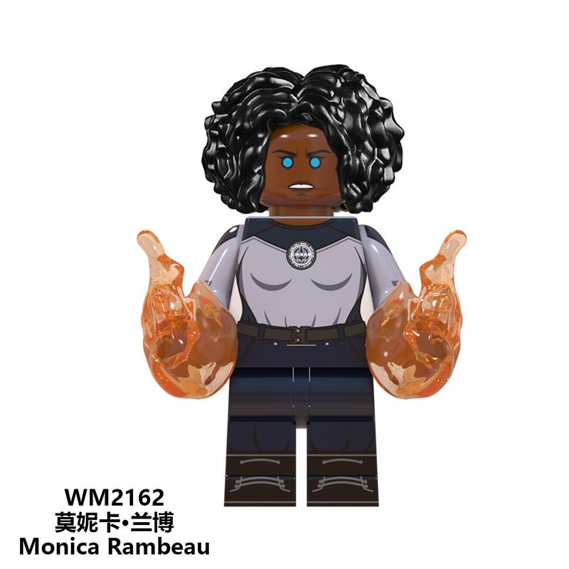 READY STOCK Scarlet Witch Wanda Vision Minifigures Building Blocks Toys for Kids