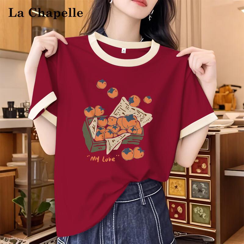 La Chapelle Women s American Retro Graphic T-Shirt XL