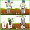 3PCS Upgrade Your Gardening Game With Stainless Steel Seedling Planter Tool Set, Make Planting Easier And More Efficient!