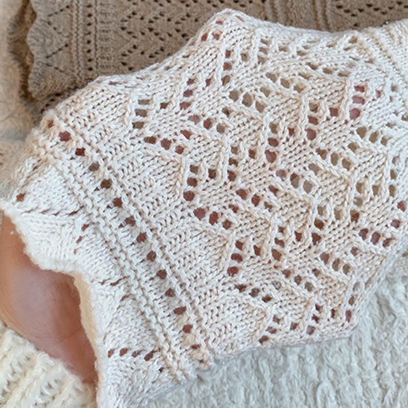 1 Pair Stockings Autumn Thigh High Stocking Harajuku Hollow Vintage Calf Sock Winter Knitting Cotton Long Socks Fashion Woman