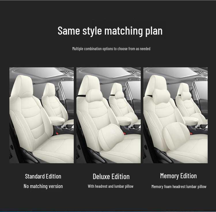 2025 Toyota bz5 Full Coverage Perforated Leather Seat Cover - Universal Four Seasons Cushion