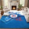 CruzAzul Carpet Door Mat for Living Room or Bedroom Protective Mat Under Chair Office Decoration Christmas Gift Birthday Present