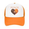 Punch Monkey Süße Netz-Baseballkappe Unisex Damen HipHop Sonnenhüte Dad Hat Verstellbare Snapback-Kappen Sportkappe Sommer Trucker-Kappe