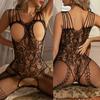 Erotic Mesh Lingerie One-piece Crotchless Women Ethical Underwear Sex Accessory Open Bra Night Call Porno Body Stockings For 18+