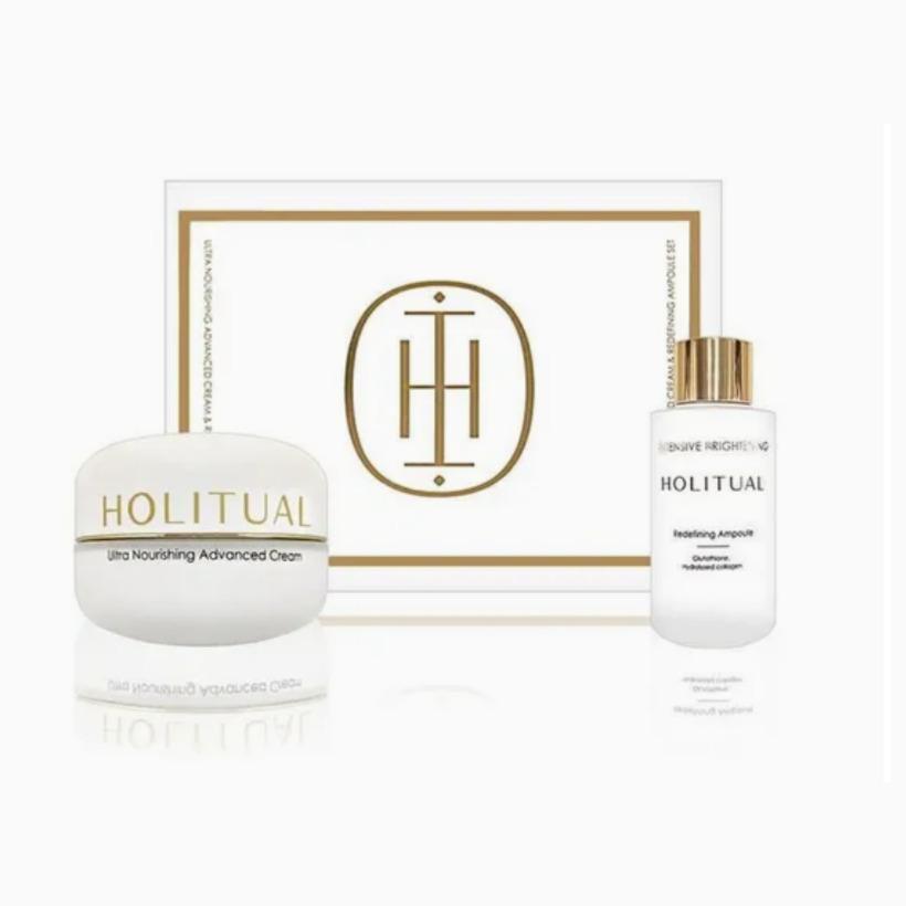 HOLITUAL Nourishing Advanced Cream 80ml & Redefining Ampoule 30ml Set K-Skincare