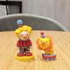 Creative Cartoon Clown Desktop Ornament: Cute Girlish Heart Car Decoration