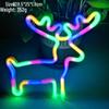 Herz & Stern LED Neon Mondlicht