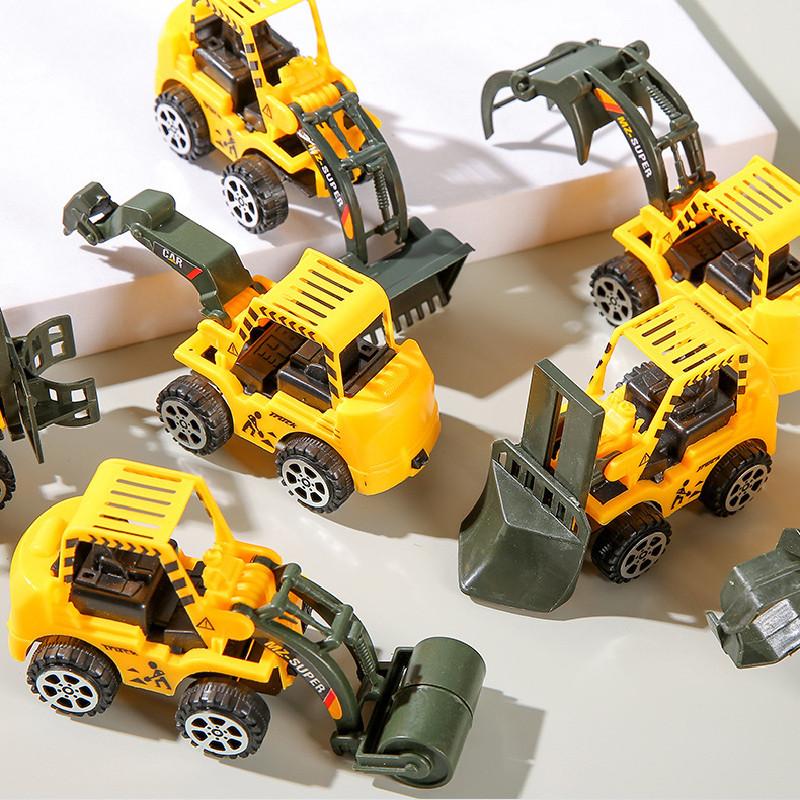 Simulation Mini Inertia Engineering Vehicle Children Toy For Preschool Kids Gift