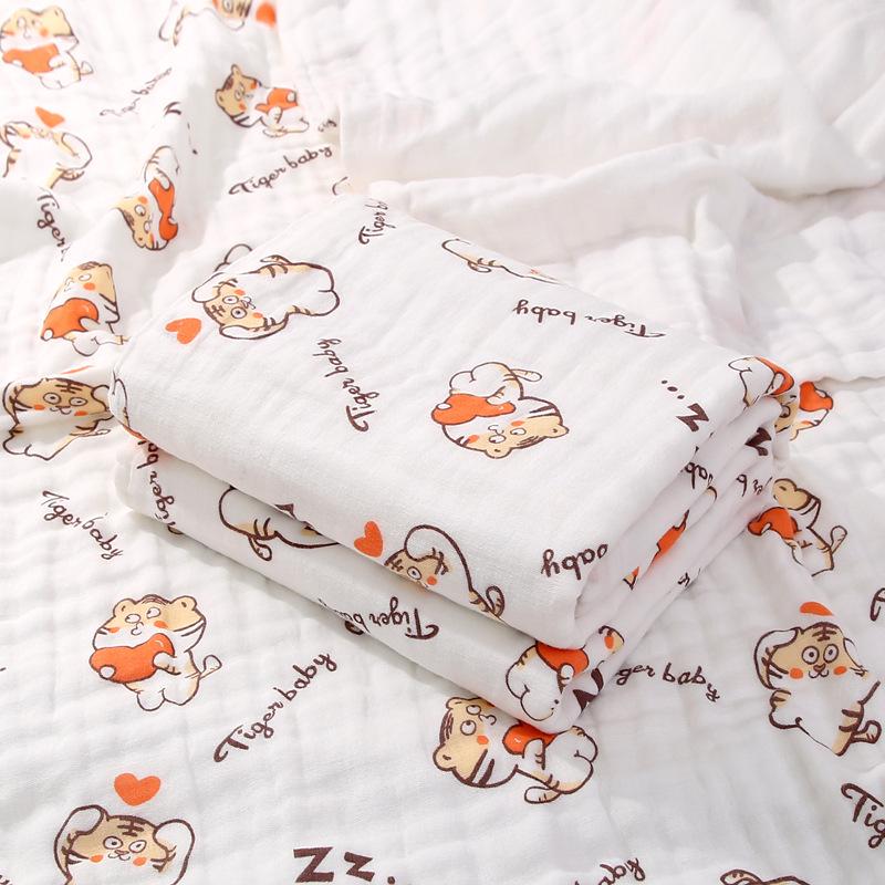 Class A Pure Cotton Gauze Newborn Swaddle and Bath Towel