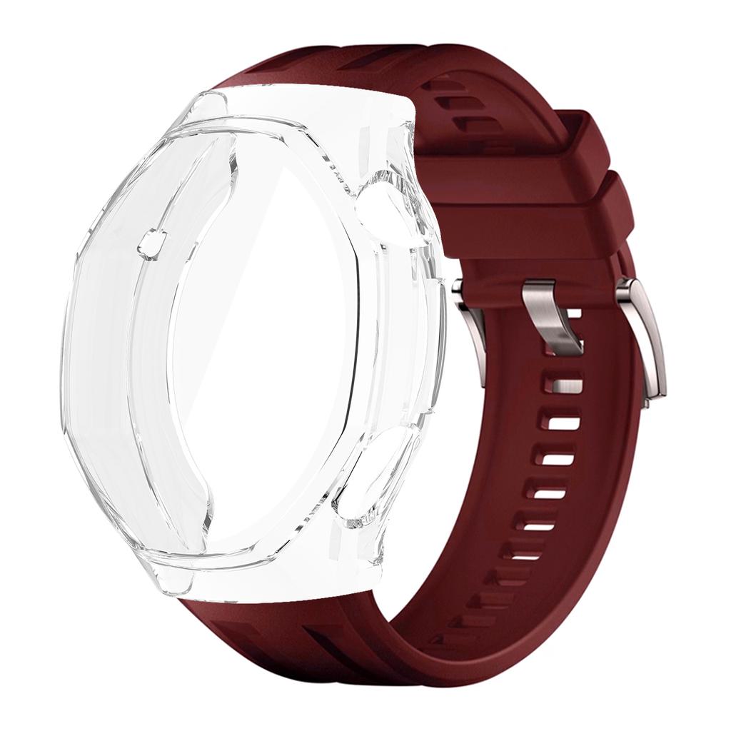 TPU Case+Silicone Strap For Huawei Watch GT6 Pro 46MM All-Around Screen Protective Cover Shell Sport Band Bracelet