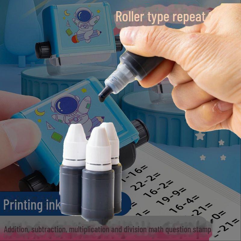 

Набор штампов «Математическая арифметика: заполнение пропусков»: 100 упражнений для исправления ошибок в домашних заданиях Printing ink