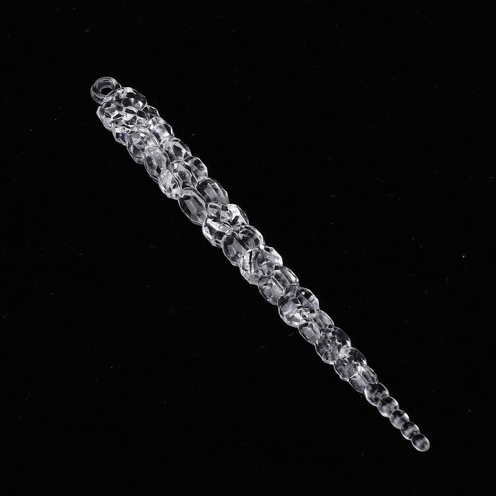 12pcs Acrylic Icicle Party Wedding Festival Christmas Tree Hanging Decoration 14.8cm12pcs Acrylic Icicle Party Wedding