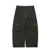 Kyumail 431 Double-Pleat Cargo Wide-Leg Pants Deep Forest
