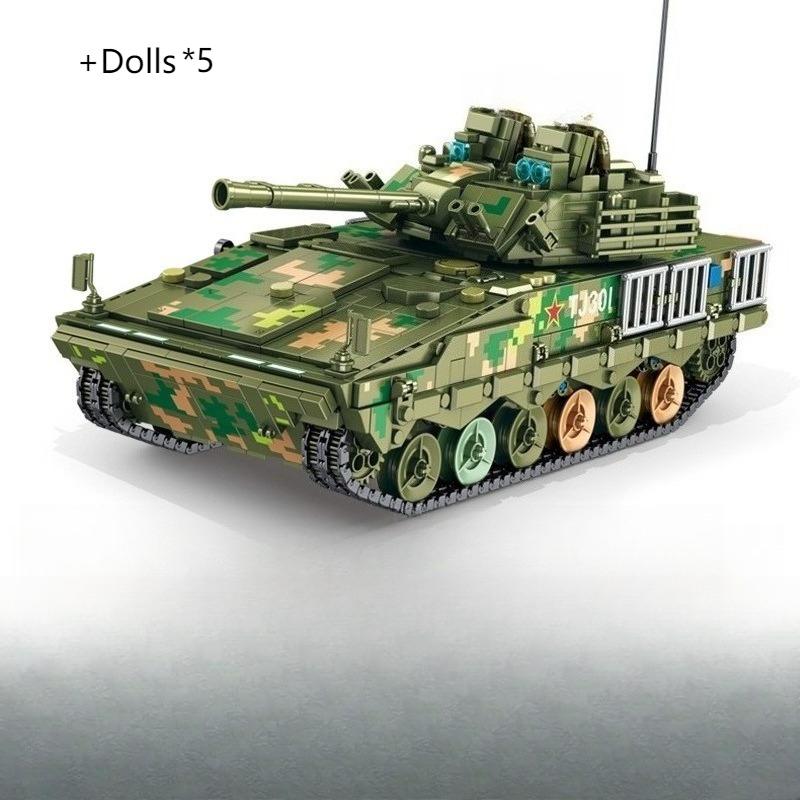 Bricks Military Missile Vehicle Building Blocks Toy Panzer Tank Creativity Army MK4 Tanks DIY Bricks Toys for Kids Gifts