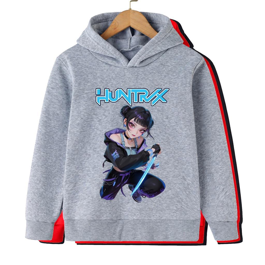 2025 Neu KPop Dämonenjäger Frühling Cartoon Lässig Bedruckt Mädchen Hoodie Mädchen KPop Kinder Jungen Hoodie Top Sweatshirt