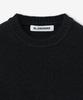 BLOND9 Grace Wool Rib Knit Sweater_Black
