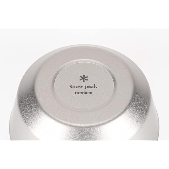 Snow Peak Titanium Double Bowl 600 TW-241 Camping Outdoor Bowl Double-Walled Structure