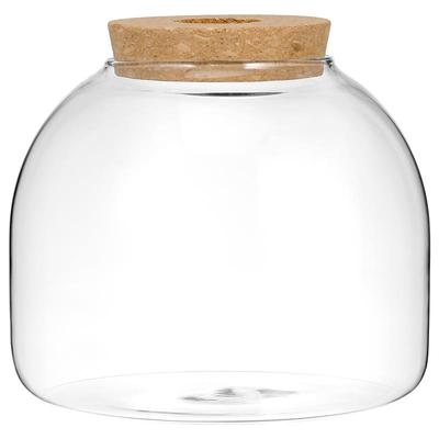 Kork Glasflasche Pflanze Terrarium Groß Mikrolandschaft Blumentöpfe Ökosystem Kleiner Behälter Halter Keksglas Büro