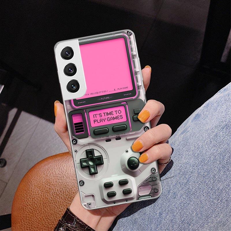 Games Console Fashion Boy Phnoe Case for Samsung Galaxy S26 S25 Edge S23 S24 Ultra S22 Plus S21 S20 FE Unique Cover Soft Coque G