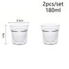 FOME 1/2pcs Double-walled Glass Coffee Cup Clear Insulated Espresso Cups Heatresist Milk Teacup Brandy Wine Drinking Glasses