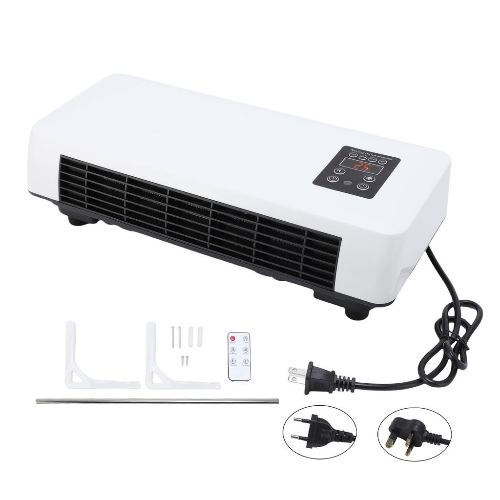 Wall Mounted Air Conditioner Easy To Operate Low Noise Portable Efficient Space Saving Wall Hanging Heater Cooler for Bathroom