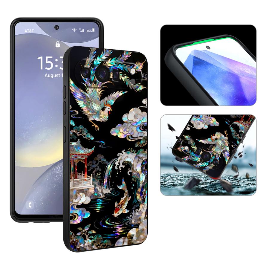 Tiger Green Dragon Case for Google Pixel 10A 9a 6a 8a 7a 10 9 Pro XL 6 7 8 Pro Funda Phone Cover