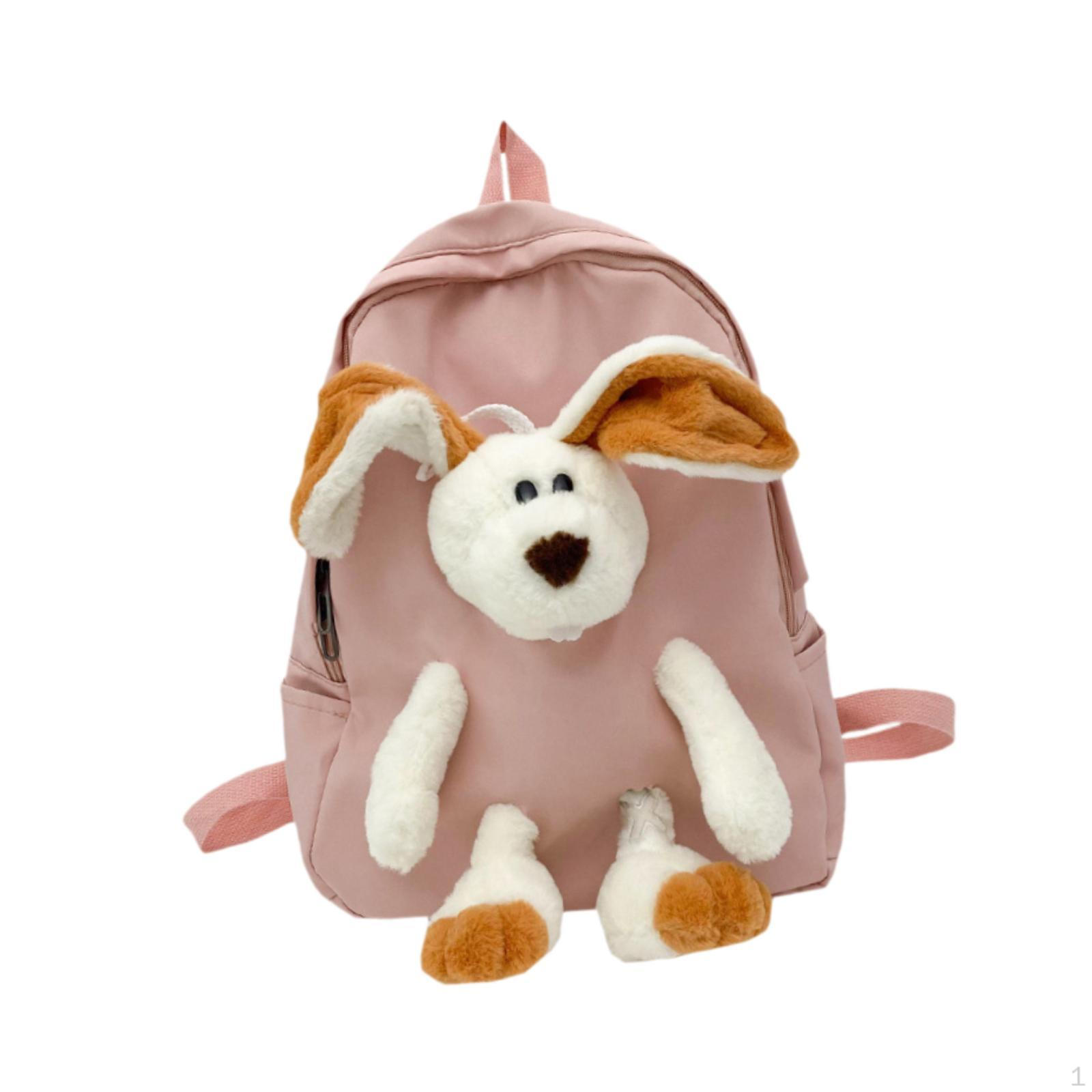 

High School Backpack Women Bookbag for Backpacking Shopping Travel Street Girls рожевий