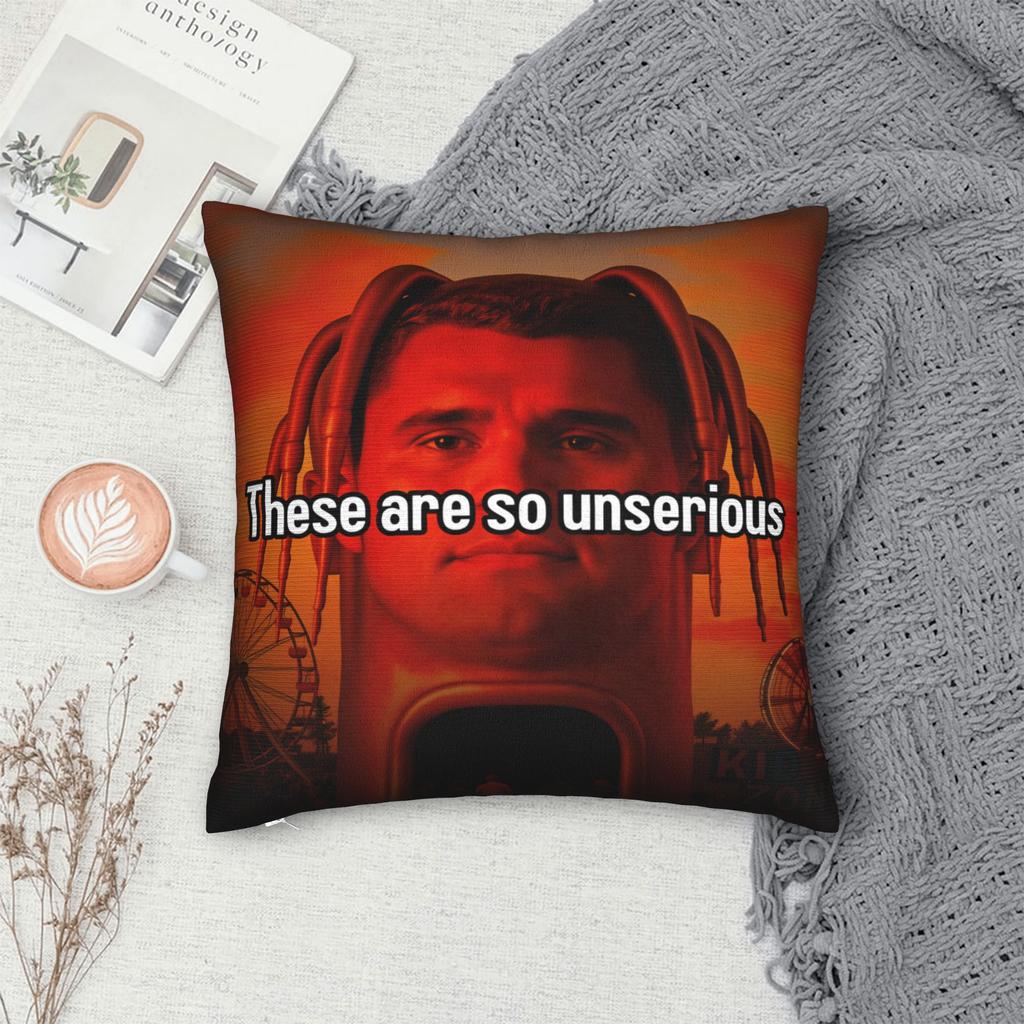 Pillow Case  Charlie Kirk Meme Comfy  Pillow Cover For Chair Sofa Home Decor Funny Pillowcases