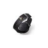 Q&Q SmileSolar Analog Diver's Watch Solar Waterproof with Urethane Strap Men's Black