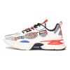 ANTA Casual Shoes Men's Low top Ivory White/Deep Blue Black/Sea Snail Red 112118811-1