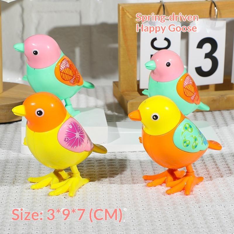 1Pcs Duckling Bouncing Egg Toy Cute Walking Hatchling Animal Shaped Lightweight Fun Toy for Kids Picnic Outdoor Activities