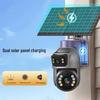 Binocular Solar-Powered Outdoor Camera with 36X Zoom, HD, and Mobile Remote PTZ Monitoring