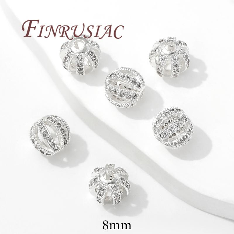 Separators For Beads 18K Gold Plated Brass Spacer Beads,Necklace Accessories,Bracelets Beads,DIY Jewelry Making Supplies